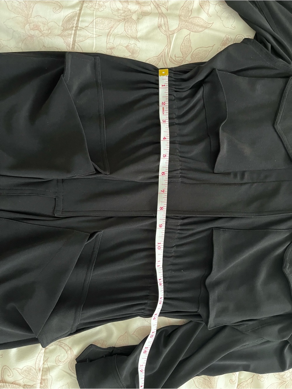 Norma Kamali turtle cargo jumpsuit Black Utility Zip-Front Jacket size M - Picture 9 of 14
